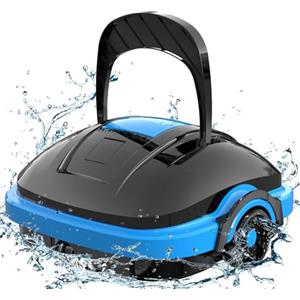 WYBOT Robot Pulitore per Piscina Senza Fili con Doppio Motore, Parcheggio Autonomo, Forte Aspirazione Robot Aspirapolvere per Piscina Fino a 50 m²