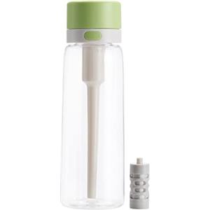 Amazon Basics - Bottiglia per acqua con filtro, in tritan privo di bisfenolo A, 660 ml (verde)