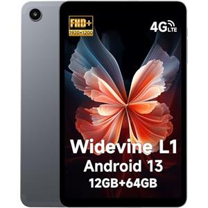 ALLDOCUBE iPlay 50 Mini Tavoletta Android 13, Widevine L1 Tavoletta 8,4Pollici FHD 1920x1200 Incell IPS, 12(4+8) GB RAM 64GB ROM/TF 512GB, Tavoletta PC Octa-Core, 4G LTE Bluetooth 5.0, Google GMS/GPS