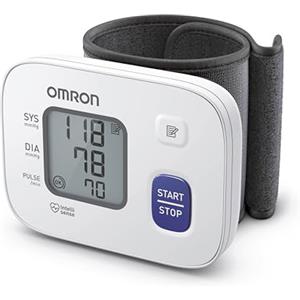 OMRON RS2 Misuratore di Pressione da Polso Digitale, Sensore di Irregolarità Battito Cardiaco, 30 Misurazioni in Memoria