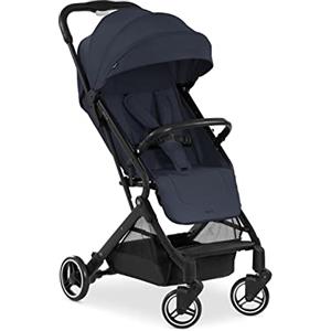 Hauck Passeggino Leggero Travel N Care - Passeggino Compatto fino a 25kg, Maneggevole e Reclinabile - Passeggino da Viaggio con Ruote Leggere, Sospensione e Cappotta UV 50+ - Pieghevole - Blu Navy