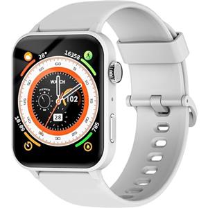 FeipuQu Smartwatch Uomo Donna,Orologio con Effettua e Risposta Chiamate Fitness Tracker con Monitoraggio del Sonno/SpO2/ Frequenza Cardiaca,Smart Watch Contapassi per Android iOS