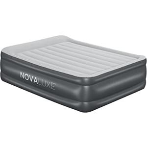 NOVALUXE - Materasso gonfiabile singolo (modello twin) con pompa incorporata, cuscino e presa USB
