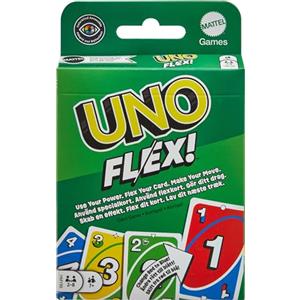 Mattel Games - UNO Flex, gioco di carte per tutta la famiglia, da 2 a 6 giocatori, per serate divertenti, giocattolo per bambini, 7+ anni, HMY99​