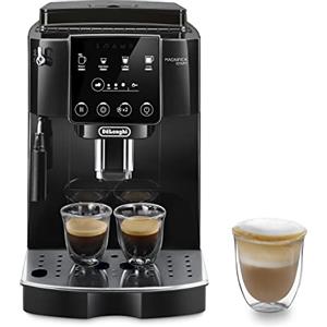 De'Longhi Magnifica Start ECAM222.20.B, Macchina Caffè Automatica, Chicchi Macinati al Momento, Montalatte classico, 4 Bevande One Touch, Pannello di Controllo Soft-Touch, Spegnimento Programmmabile