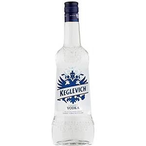 Keglevich Vodka, Vodka Dry di puro grano distillato 6 volte, di origine polacca - 1 bottiglia da 700 ml