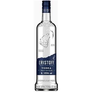ERISTOFF Vodka Premium, Filtrata a Carbone, a Tripla Distillazione, 37,5% Vol, 100cL / 1L