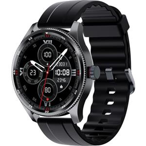 TOOBUR Orologio Smartwatch Uomo con Lunetta in Metallo, Chiamate Risposta, 100 Sport, Contapassi e Cardiofrequenzimetro, Impermeabile IP68 per il nuoto, Compatibile con iOS Android