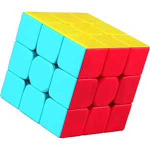 EACHHAHA Cubo magico, cubo di velocità 3x3x3, professionale liscio e ad alta tolleranza ai guasti,Adatto per allenamenti di competizione e regali di compleanno di tutte le età (niente adesivi)