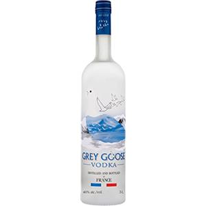 GREY GOOSE Premium French Vodka, pregiata vodka francese creata dal migliore grano monorigine francese e acqua sorgiva, Vol. 40%, 300 cl / 3 l