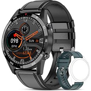 LIGE Smartwatch, Orologio Fitness Uomo con Chiamate Bluetooth Notifiche Messaggi Frequenza Cardiaca Monitor Impermeabile IP67 Activity Tracker 1.32