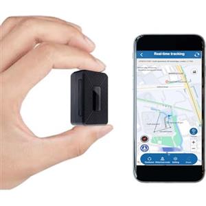 Feloyal Localizzatore GPS, Micro GPS Tracker con Magnete per Auto Batteria da 1500mAh Impermeabile Mini GPS Tracker con Gratuita App per Auto Moto