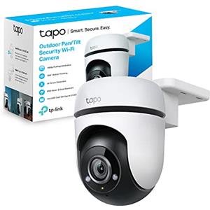 Tapo C500 Telecamera Wi-Fi Esterno FHD, 360° Visuale, Telecamera IP di Sorveglianza, Impermeabile IP65, Visione Notturna, Rilevamenti Smart AI, Audio Bidirezionale, Allarme sonoro personalizzato