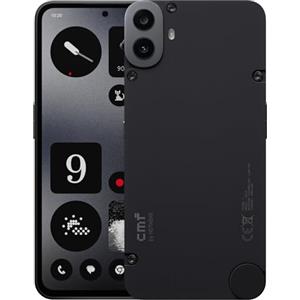 CMF BY NOTHING CMF Phone 1 8+128GB - Smartphone con fotocamera posteriore Sony da 50 MP con Ultra XDR, Display Super AMOLED da 6,67 pollici e Nothing OS 2.6 - Nero