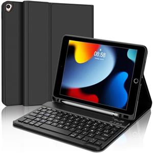 JADEMALL Tastiera iPad 9 Generazione - Custodia Tastiera iPad 9/8/7 Generazione 10.2