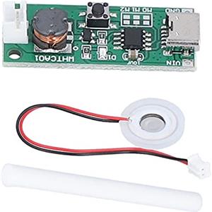 Joyzan Modulo Umidificatore USB, Atomizzatore Piastra di Atomizzazione Driver Circuito Integrato con Interruttore Temporizzazione 5V Mist Maker Nebulizzatore Diffusore Fai Da Te PCB Drive Circuit Board Casa