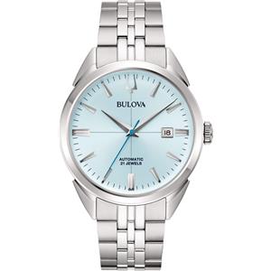 Bulova Sutton Automatic Acciaio/Ice blue (96B423)