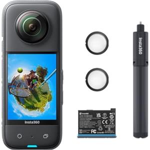 Insta360 X3 All Purpose Kit - Action Cam 360 impermeabile con sensore da 1/2