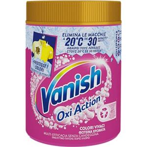 Vanish Oxi Action Multipower Polvere Rosa, Smacchiatore Per Capi Colorati, 1 Confezione Da 1 Di Smacchiatore Per Bucato, Additivo Lavatrice Multiazione Senza Candeggina