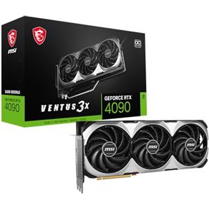 MSI GeForce RTX 4090 VENTUS 3X E 24G OC Scheda Video Gaming - 24GB GDDR6X, 2550 MHz, PCI Express Gen 4, 384-bit, 2x DP v 1.4a, HDMI 2.1a (Supporta 4K & 8K HDR)