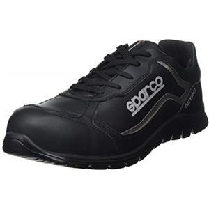 Sparco Nitro, Scarpe Antinfortunistiche da Lavoro Unisex-Adulto, Nero, 41 EU