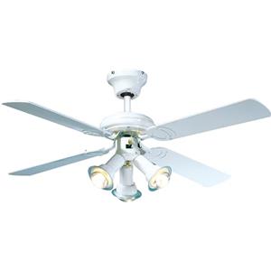 Farelek Maldives - Ventilatore da soffitto, diametro 107 cm, colore: Bianco