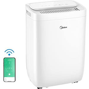 Midea Deumidificatore 10L/24H,Deumidificatore Casa Muffa,Controllo WIFI,Filtro HEPA,FRESH DRY 10