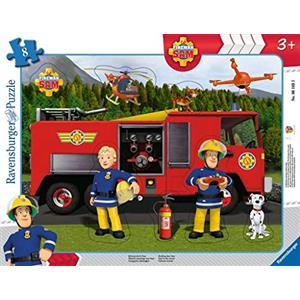 Ravensburger 06169 Fireman Sam Puzzle, Incorniciati