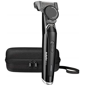 BaByliss MEN T881E Regolabarba a Rete/Ricaricabile, 60 Minuti di Autonomia, Guida di Taglio da 1 mm a 12 mm, Custodia da Viaggio Inclusa