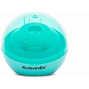 Suavinex DUCCIO - Sterilizzatore portatile per succhietti a luce UV, con USB o con batterie, Sterilizza in 3 minuti, Uccide il 99% dei germi, Verde