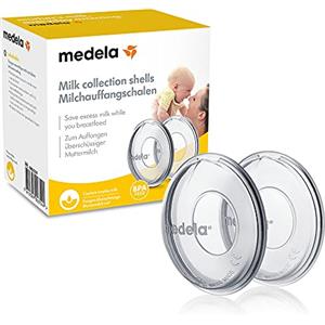 Medela Coppette Raccoglilatte Prive di BPA, in Morbido Silicone e Flessibile, Include 2 Coppe Raccoglilatte