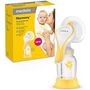 Medela Harmony Tiralatte Manuale, Design Svizzero Compatto e Portatile, con Coppe PersonalFit Flex e Tecnologia Medela 2-Phase Expression