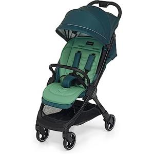 Foppapedretti Passeggino Leggero Ciao, per bambini 0-22 Kg (0-4 anni), Chiusura ad 1 mano, Self-Standing, Schienabile Regolabile, Ruote Ammortizzate, Porta Oggetti, Telaio in Alluminio, Verde