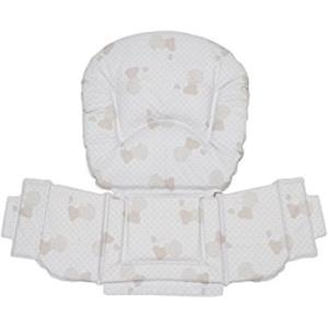 Foppapedretti Cuscino Imbottito Ricambio Originale per Seggiolone IlSediolone, per bambini, in Morbida Spugna Rivestita in PVC, Igienico Lavabile e Anatomico, Seduta Confortevole, Dolcecuore