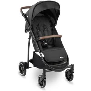 BEBE CONFORT Bebeconfort Ingenious Passeggino leggero e compatto, reclinabile e pieghevole, seduta spaziosa, con corrimano e coprigambe, per bambini 0-4 anni (22 kg), Major Black