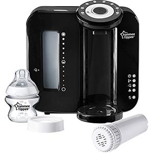 Tommee Tippee Macchina Perfect Prep, preparazione istantanea biberon con filtro antibatterico, nero