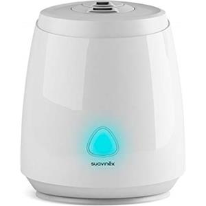 Suavinex Smart Umidificatore per Neonati (Silenzioso, Vapore Freddo, Ultrasuoni, Aromaterapia, Luce Notturna a LED, Controllo con Applicazione Mobile, Compatibile con Alexa e Google Assistant)