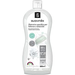 Suavinex Detersivo specifico per biberon e tettarelle con enzimi naturali - 500 ml