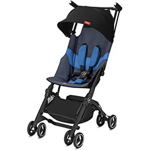 Cybex gb Gold Passeggino Pockit+ All Terrain, Ultracompatto, 0-22 kg, Dalla Nascita a circa 4 anni, Night Blue