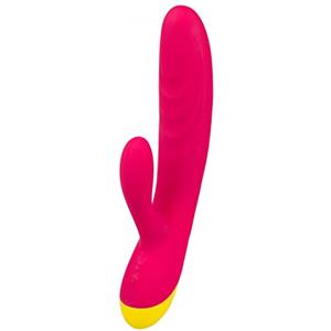 ROMP Jazz Vibratore Rabbit per Donna - Clitoride e Punto G - 6 modalità - Flessibile - Doppia stimolazione - Stimolatore Massaggiatore Clitorideo - Impermeabile