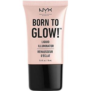 NYX Professional Makeup Illuminante Liquido Born to Glow, Formula liquida Shimmer, Base per Fondotinta, Tonalità: Sun Beam
