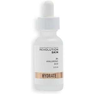 Revolution Skincare London, siero all'acido ialuronico, rimpolpa, ammorbidisce e idrata la pelle, soluzione al 2%, siero viso leggero, senza profumo, 30 ml