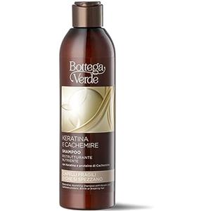 Bottega Verde - Keratina e Cachemire - Shampoo ristrutturante nutriente (250 ml) - capelli fragili o che si spezzano