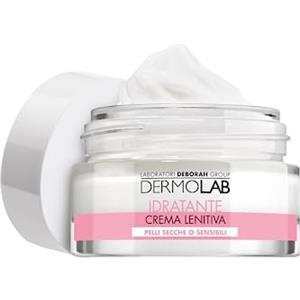 Dermolab - Crema Viso Idratante Lenitiva, per Pelli Secche e Sensibili, con Acido Ialuronico, Effetto Idratante, Protegge dall'Inquinamento, Dermatologicamente Testato, SPF 15, 50 ml