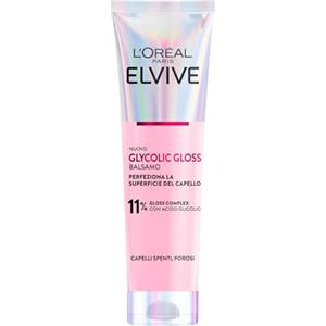 L'Oréal Paris Elvive Balsamo Districante, Per Capelli Spenti e Porosi, Capelli Setosi, Con Acido Glicolico, Senza Solfati, Glycolic Gloss, 150 ml