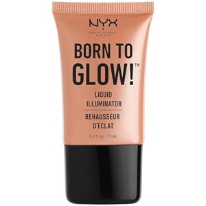 NYX Professional Makeup Illuminante Liquido Born to Glow, Formula liquida Shimmer, Base per Fondotinta, Tonalità: Gleam
