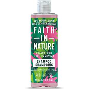 Faith in Nature Shampoo Naturale alla Pitaya, Rivitalizzante, Vegano e Non Testato su Animali, Senza SLS e Parabeni, Tutti i Tipi di Capelli, 400 ml