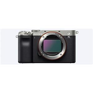 Sony Alpha 7 C - Fotocamera Digitale Mirrorless Full-frame, compatta e leggera, Real-time Autofocus, 24.2 MP, Stabilizzatore integrato a 5 assi, lunga durata della batteria (Argento)