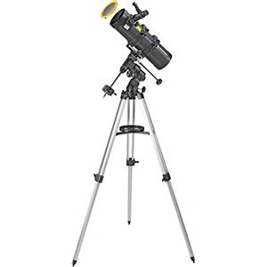 BRESSER 4630100 Telescopio Riflettore Newtoniano Spica 130/1000 EQ3 con Adattatore per Fotocamera Smartphone