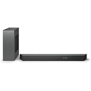 Philips TAB8507/10 Soundbar 3.1 Subwoofer Wireless, Dolby Atmos, Audio Cinematografico, HDMI eARC, 600W